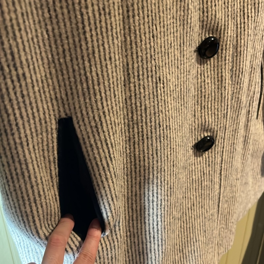 Vintage Wool Coat With Lining Size XL - Picture 4 of 7